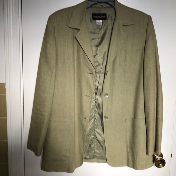 VTG Requirements Linen Blend Blazer size 8 - Picture 2 of 9